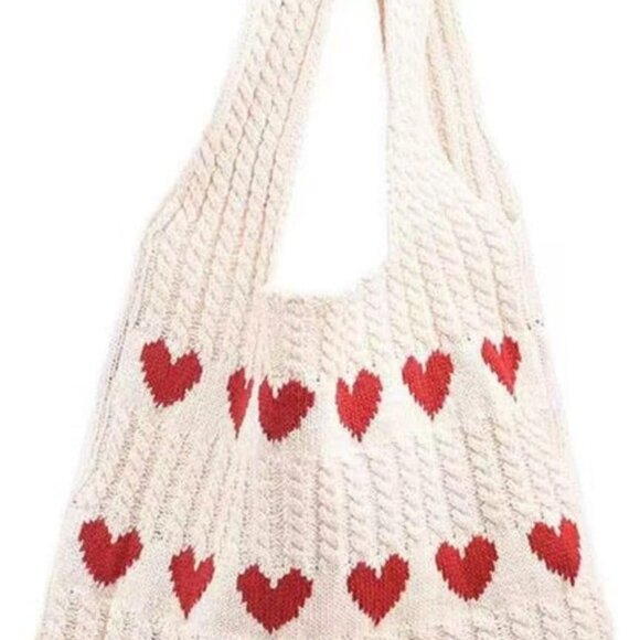 Stylish Summer Crochet Tote Bag with Wide Shoulder Straps - Perfect for Travel - Picture 1 of 3